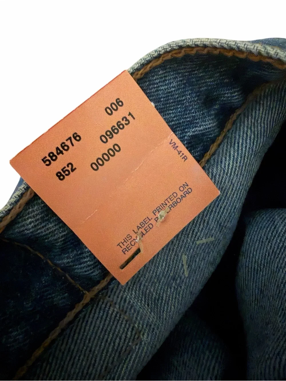 Levi’s Vintage New Old Stock, 501-0193 Button Fly Made in USA Jeans Size W38 L30